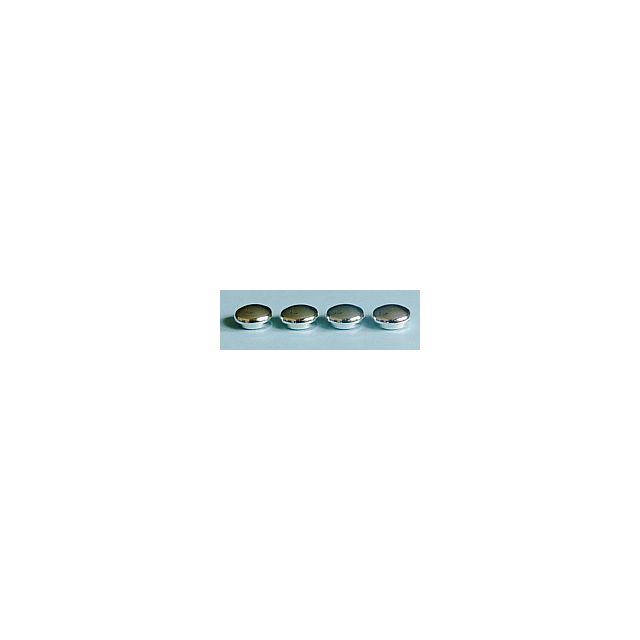 Magnete 12 Stück chromfarben