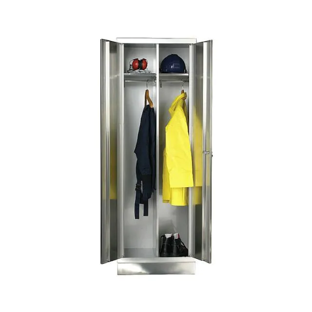 Edelstahl-Kleiderschrank M004